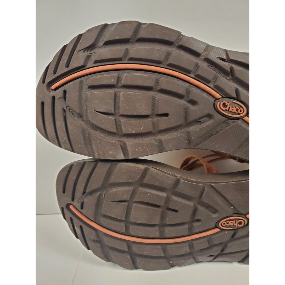 Chaco Z Cloud Sandals Womens 10 Orange Strappy Waterproof X2 Sport Hiking - Picture 8 of 10